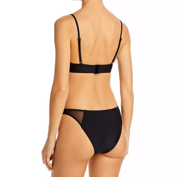 New Solid & Striped The Emily Mesh Blackout Bikini Bottoms NWT Medium - Picture 6 of 14
